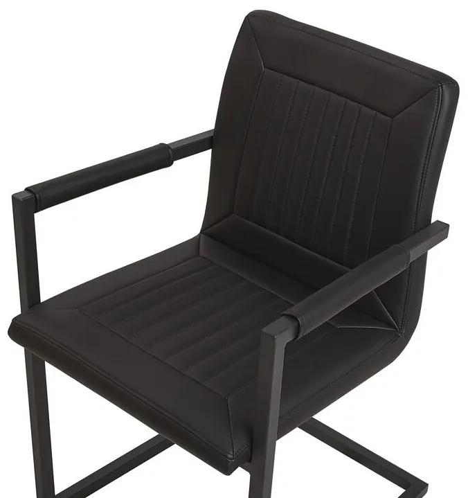 Set 2 ks. jedálenských stoličiek BOLENDE (čierna). Vlastná spoľahlivá doprava až k Vám domov. 1023598