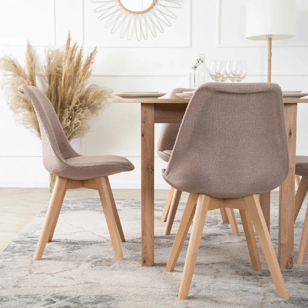 PROXIMA.store - Čalúnená jedálenska stolička NEVEL FARBA: čierna