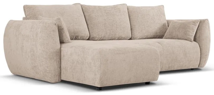 Béžová rohová pohovka (ľavý roh) Matera – Cosmopolitan Design