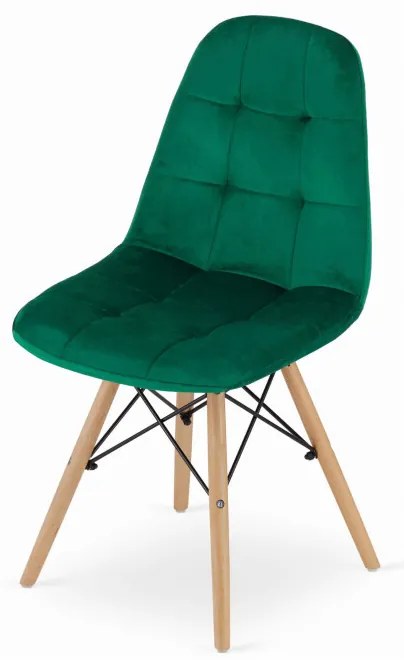 Set štyroch jedálenských stoličiek DUMO - zelené (4 ks)