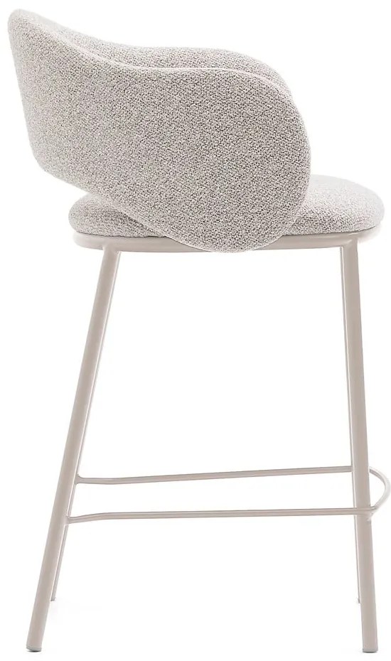 Barová stolička slonovinová (výška sedadla 65 cm) Maina – Kave Home