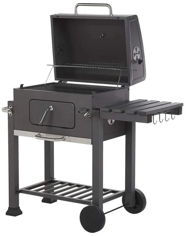 ST Gril na drevené uhlie BBQ 117x66x108 cm