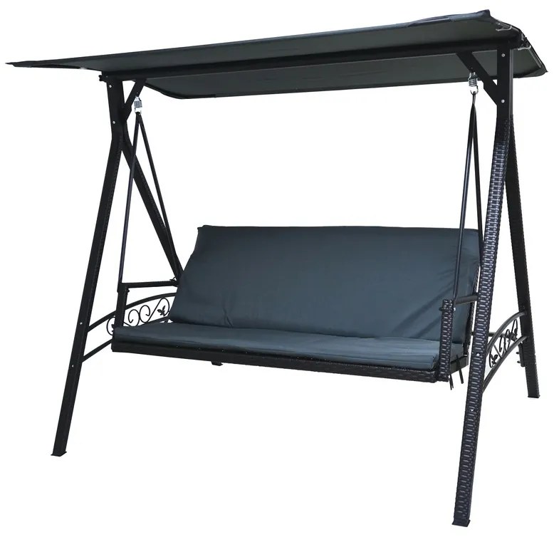 Rojaplast RATTAN záhradná hojdačka