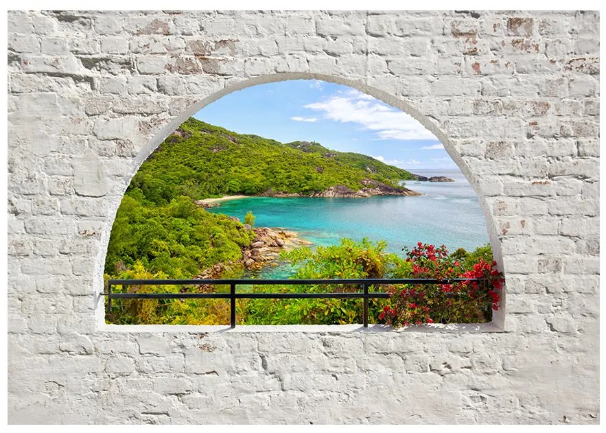 Artgeist Fototapeta - Emerald Island Veľkosť: 100x70, Verzia: Premium