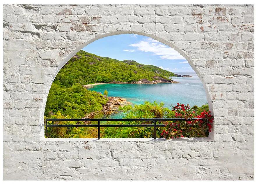 Artgeist Fototapeta - Emerald Island Veľkosť: 150x105, Verzia: Standard