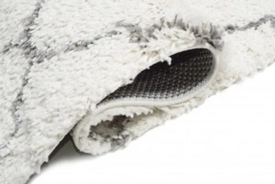 TA Koberec G938A KRÉMOVÁ/TMAVOSIVÁ BOHO Rozmer: 100x250 cm