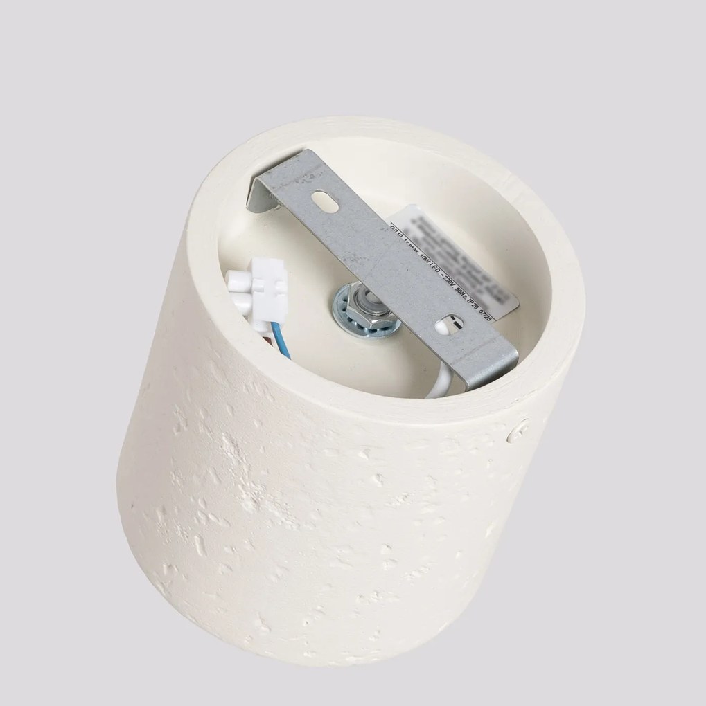 Stropné svietidlo Orbis, 1x béžové betónové tienidlo