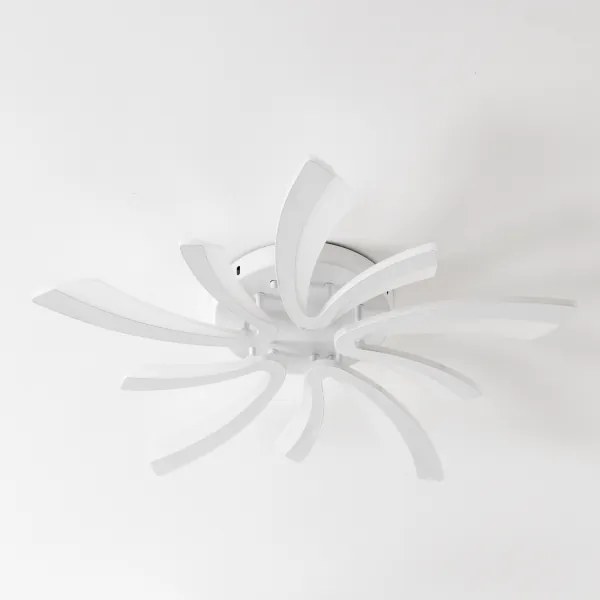 Brilagi - LED Stmievateľný prisadený luster TWIST LED/55W/230V 3000-6500K biela + DO