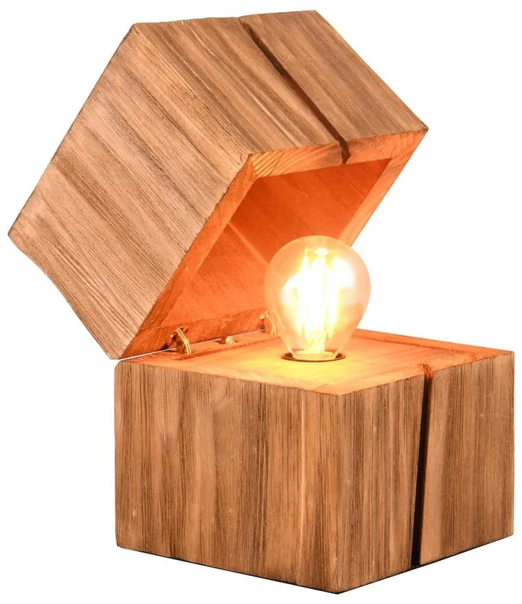 Hnedá stolová lampa (výška 16 cm) Treasure – Trio