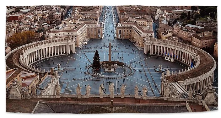 Sablio Uterák Rím Vatikán Námestie svätého Petra - 50x100 cm