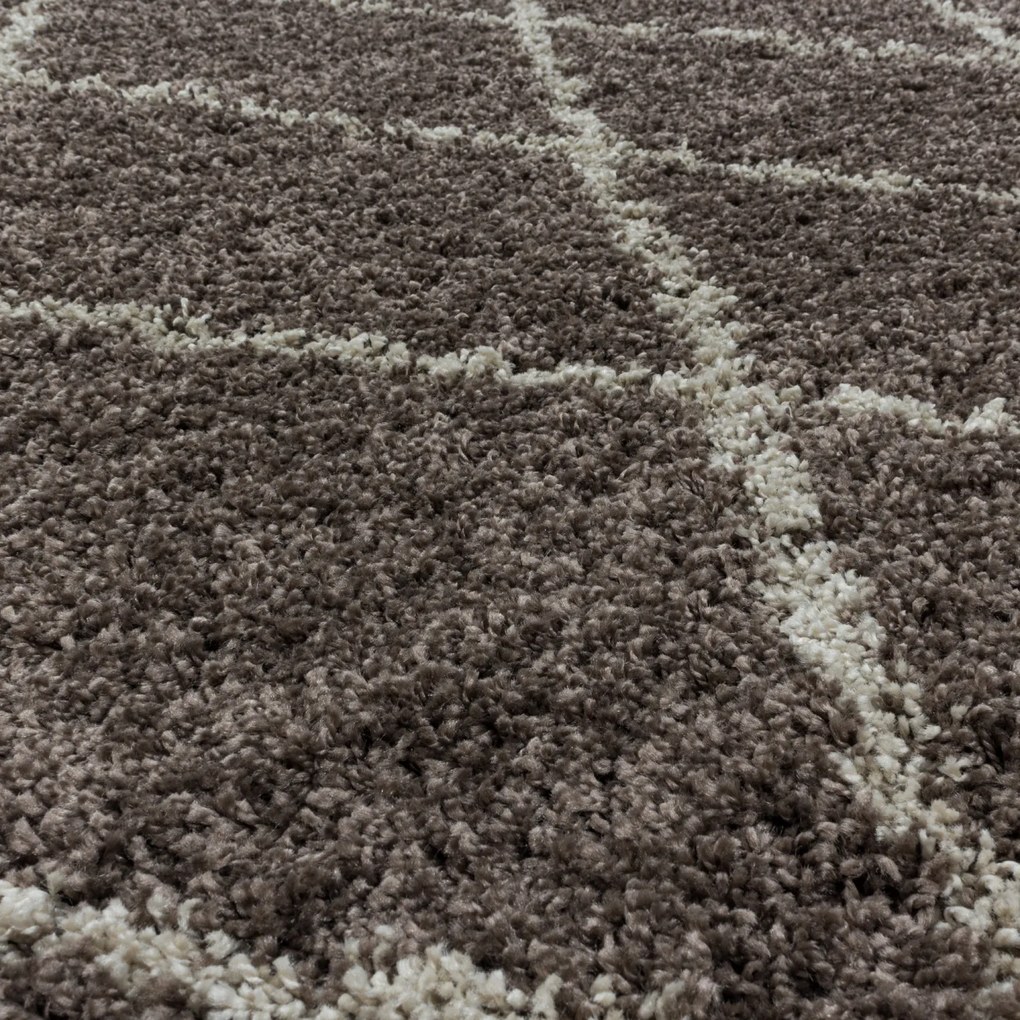 Ayyildiz koberce Kusový koberec Alvor Shaggy 3401 taupe - 160x230 cm