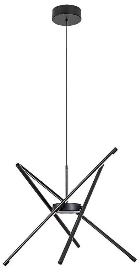 Rabalux 72338 - LED Luster na lanku HENLI2 LED/40W/230V 3000K čierna