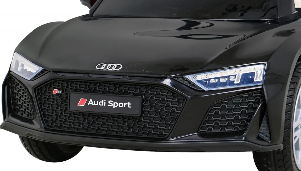 Ramiz Audi R8 LIFT Auto na batérie čierne + diaľkové ovládanie + EVA kolesá + MP3 + LED
