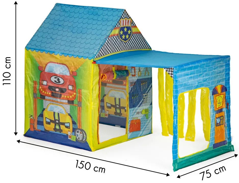 WELLHOX Detský stan "autodielňa"