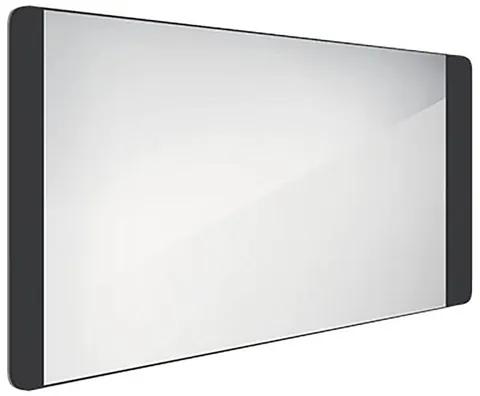 LED zrkadlo do kúpeľne Nimco čierne 120x65 cm ZPC 42006-90