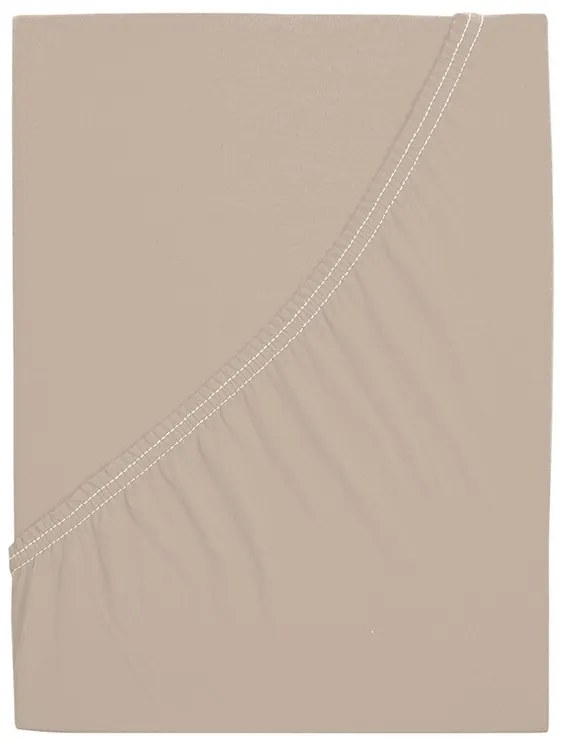 4Home jersey prestieradlo Ideál kávová, 100 x 200 cm