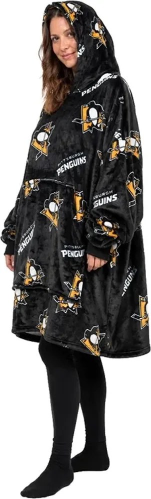 Mikinová televízna deka NHL Pittsburgh Penguins – veľ. M