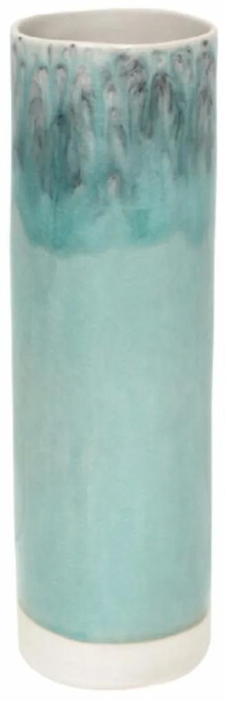 Modrá váza Madeira, 9x30 cm, COSTA NOVA