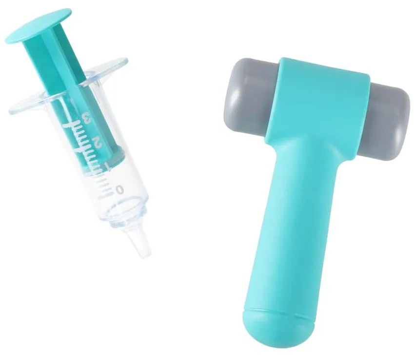 KIK Interaktívna lekárska stanica pre deti - vzdelávacia hračka súprava 34 dielov