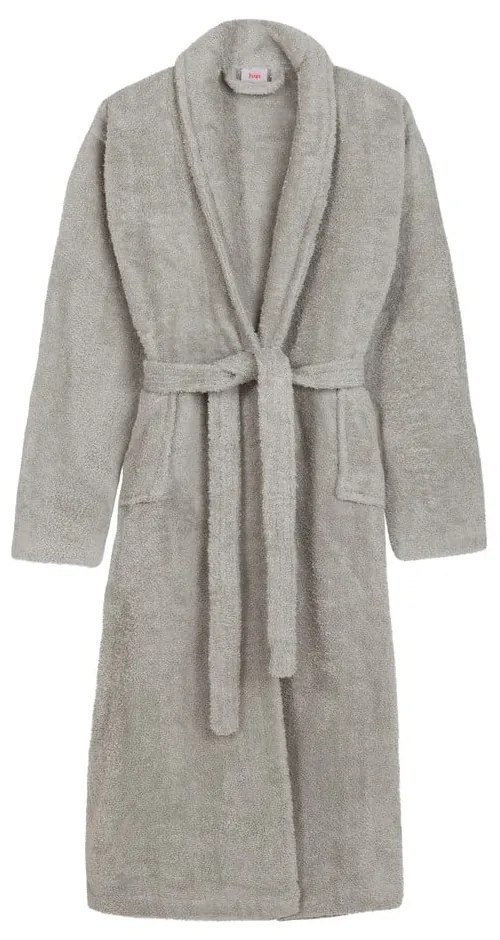 Sivý bavlnený župan veľkosť XL/XXL Terry – HIP