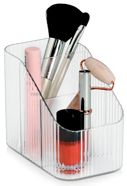 Zeller Present Kozmetický stojan, organizér na stôl s 3 priehradkami PETITE