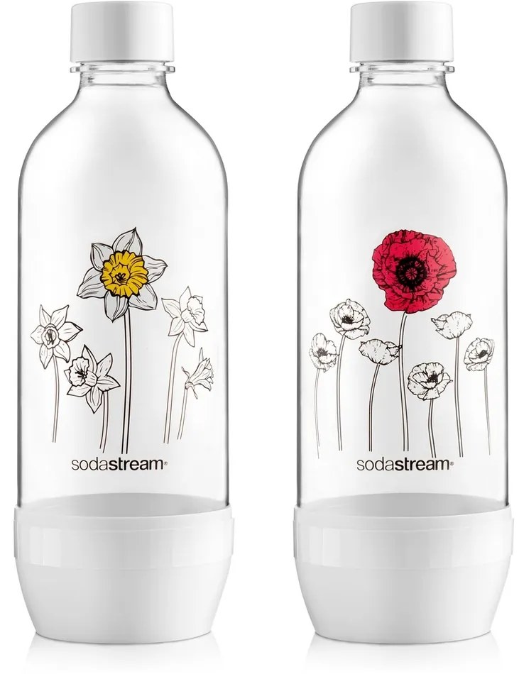 Sodastream Fľaša 1l DUO PACK KVETINY