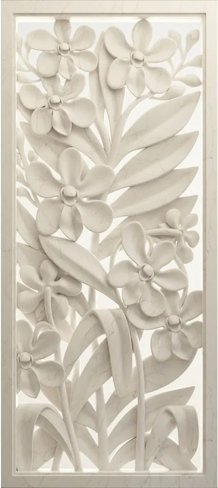 Vertikálna fototapeta Clay flower, 90 x 202 cm