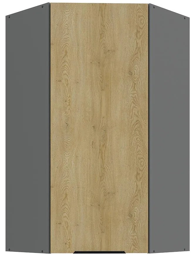 Kuchynská skrinka Cremona Ant 60x60 Gn-108 1f (45°)