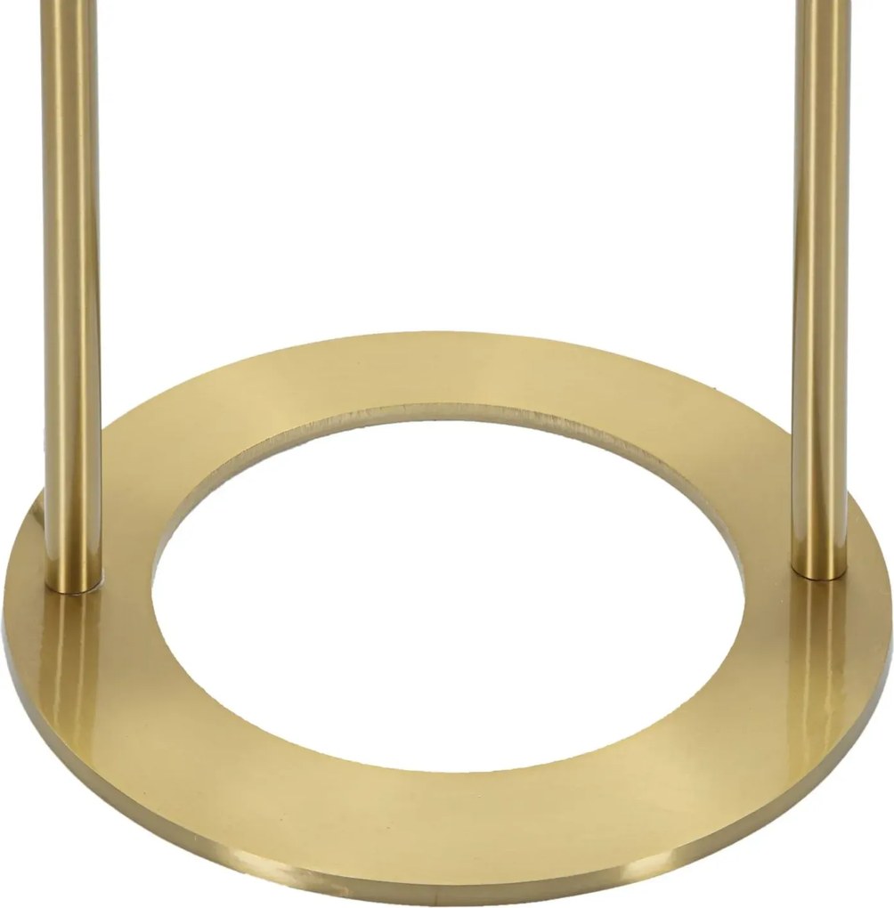 Stojacia lampa Glamy 168 cm biela/zlatá