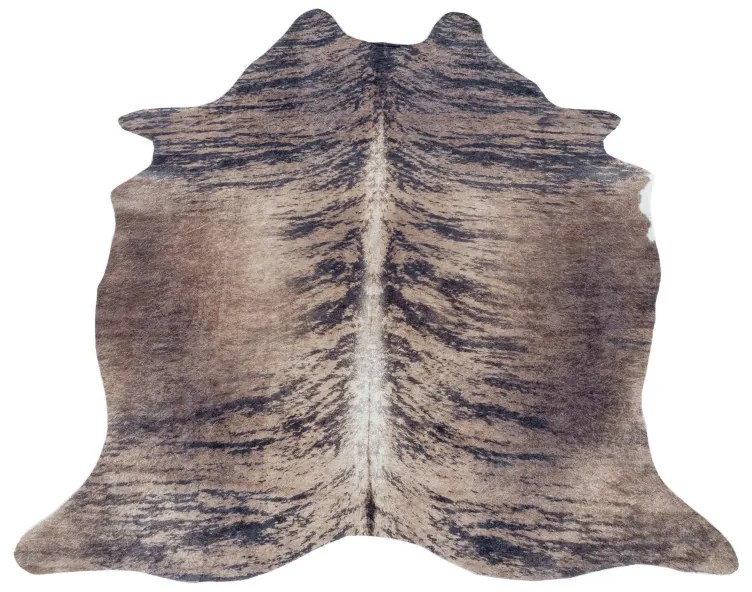 Kusový koberec Etosha 4115 brown (tvar kožušiny), 150x200 tvar kožešiny, hnedá, chodba / predsieň, Ayyildiz