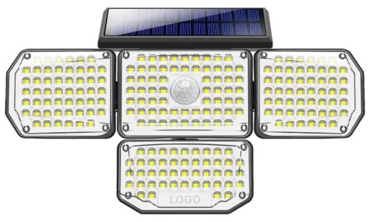 Immax 08499L - LED Solárne nástenné svietidlo so senzorom LED/5W/5,5V IP44