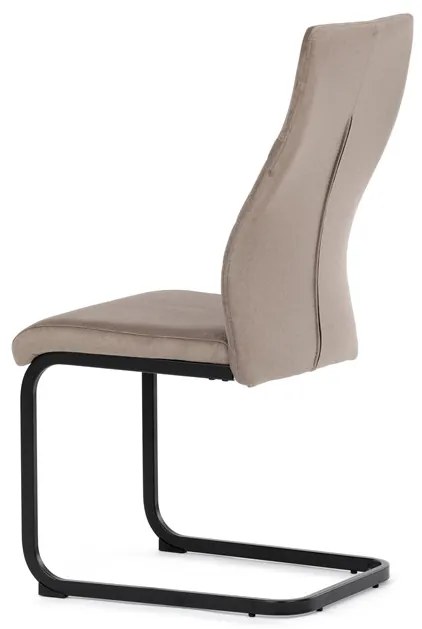 Autronic BONTEC Jedálenská stolička, hnedá, zamatová látka, DCL-X7018 CAP2 Farba: Zelená