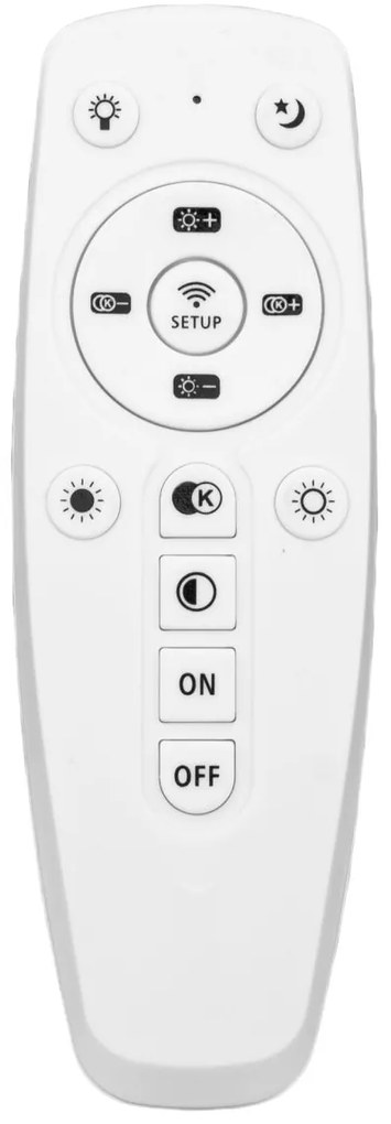 Toolight Toolight, LED závesné krištáľové svietidlo s diaľkovým ovládaním APP773-2CP, chrómová, OSW-05024