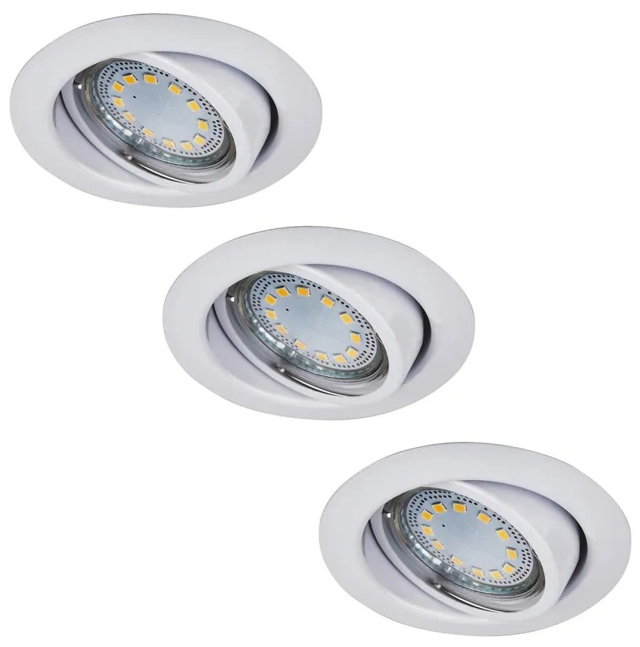 Rabalux 1049 - SADA 3xLED Podhľadové svietidlo LITE 3xGU10-LED/3W/230V 1049
