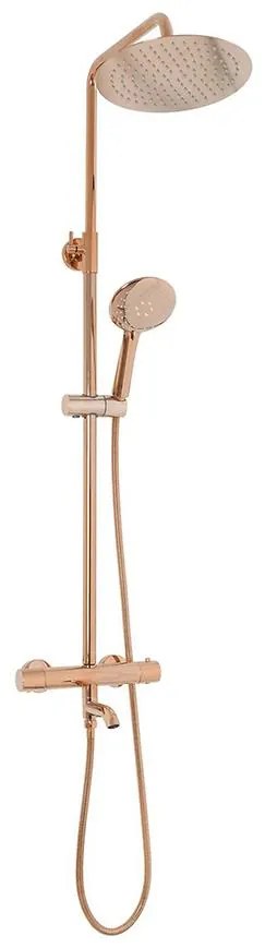 Termostatický stĺpik Rea Lungo ružové zlato