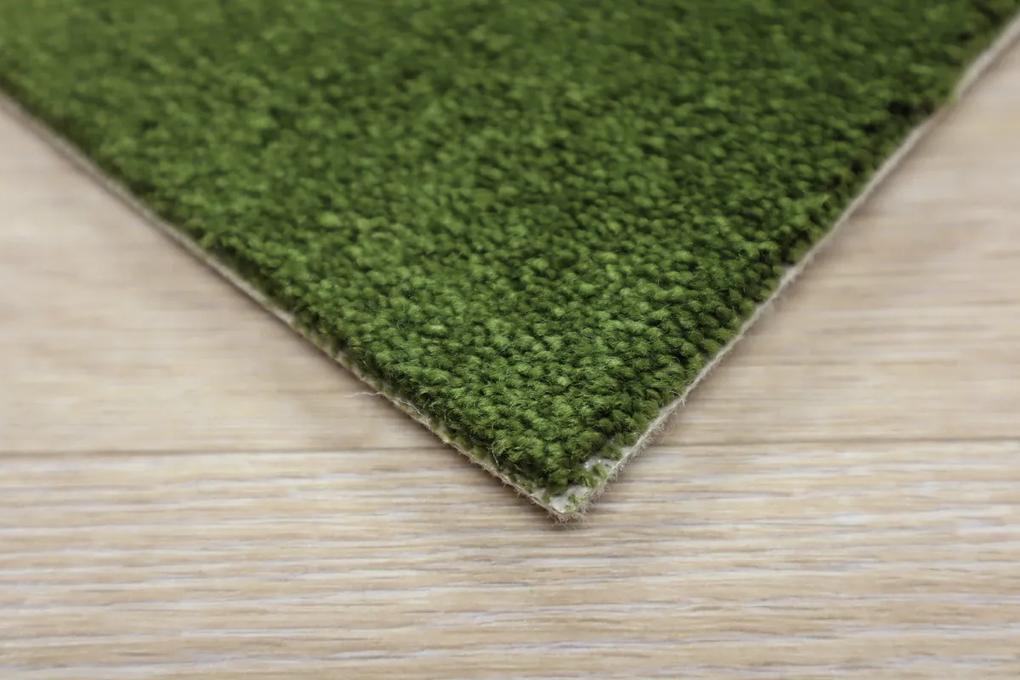 Lano - koberce a trávy Metrážny koberec Nano Smart 591 zelený - Kruh s obšitím cm