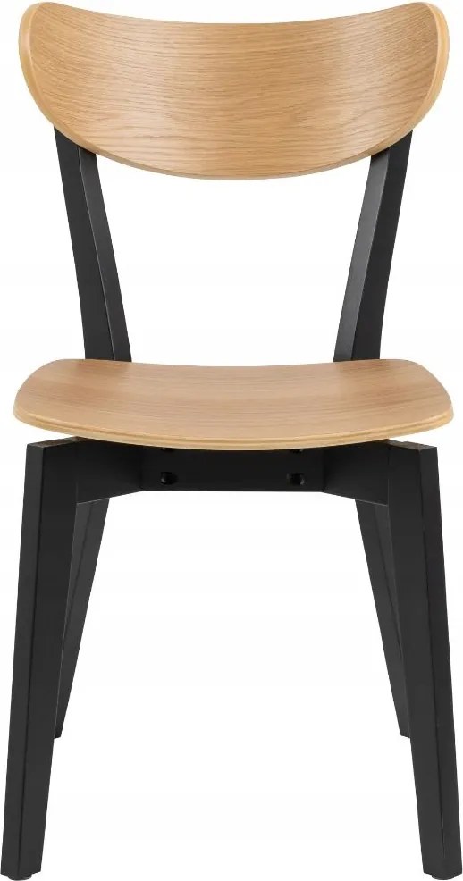 Jedálenský set Roxby dub prírodný/čierny