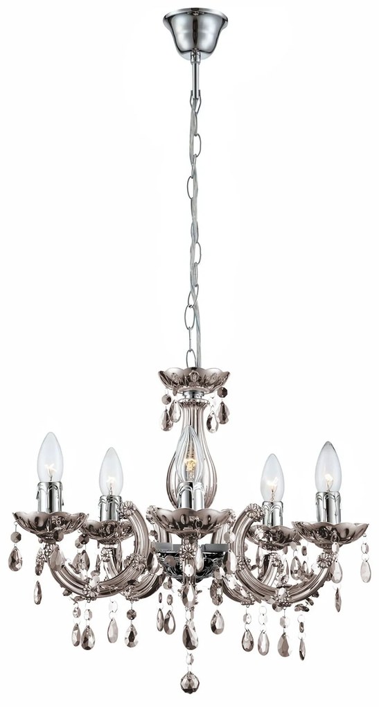 Toolight Toolight, stropné svietidlo 5xE14, EBT003-5CP, šedá, OSW-01255