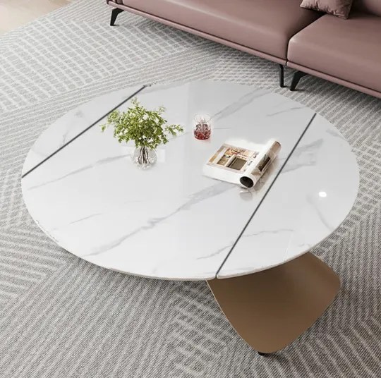 KONFERENČNÝ / JEDÁLENSKÝ ROZKLADACÍ STÔL MOISE MRAMOR 2v1