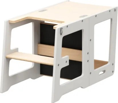 Učiaca veža 3v1 Mooby 35 naturálna / biela