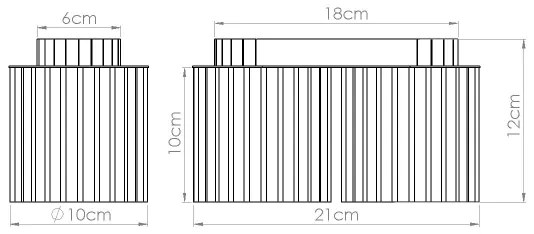 Sollux SL.1825 - Bodové svietidlo AURA 2xGU10/10W/230V ružové