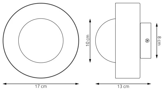Nástenné svietidlo LULU 1xG9/8W/230V čierne