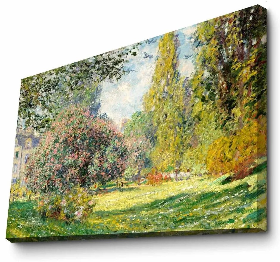 Nástenná reprodukcia na plátne Claude Monet, 100 × 70 cm