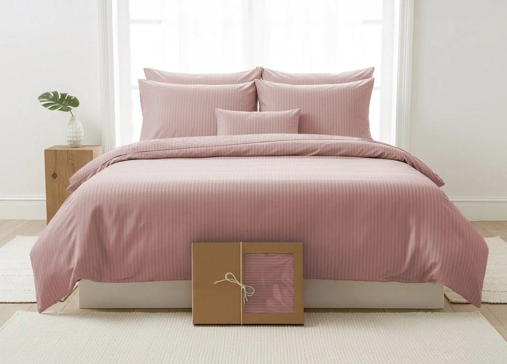 Áčko a.s. Ružomberok Damaškové obliečky Mauve - 4 set