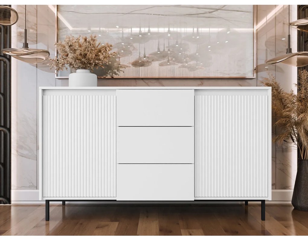 Komoda Samker 2D3SZ, Farby: biela