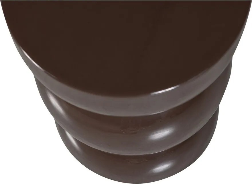 Kovový okrúhly odkladací stolík ø 30 cm Breno – WOOOD