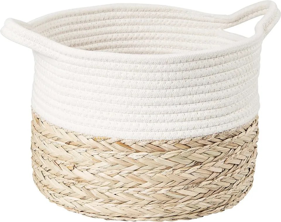 COTTON BRAID Úložný kôš z morskej trávy S