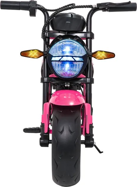 Elektrická motorka SUPERMOTO ružová