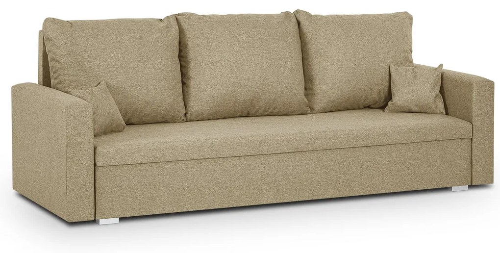 Pohovka pre 3 osoby s funkciou spania MONDI Béžová