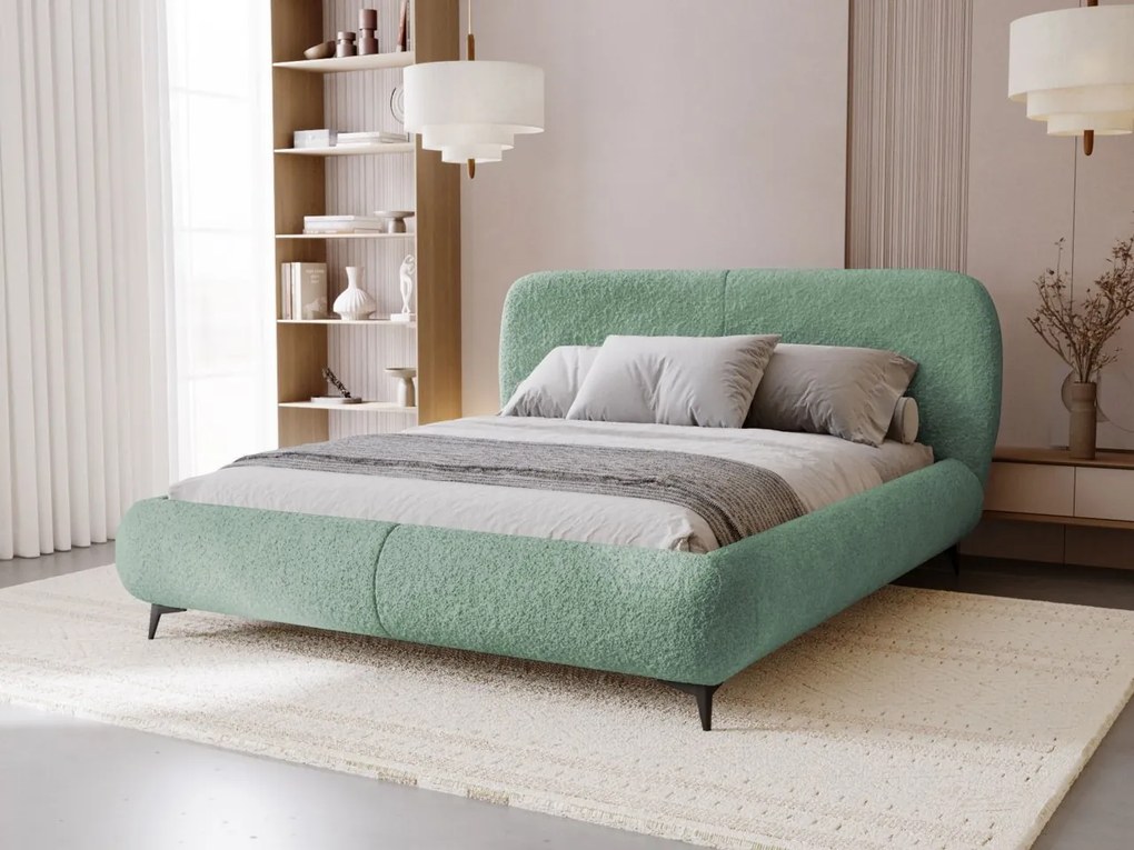 Čalúnená posteľ s úložným priestorom Nizori, Rozmer postele: 200x200, Poťahy: Coral 45